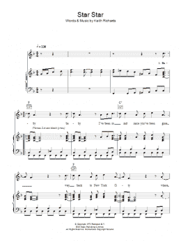 page one of Star Star (Piano, Vocal & Guitar Chords)