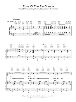 page one of Rose Of The Rio Grande (Piano, Vocal & Guitar Chords)