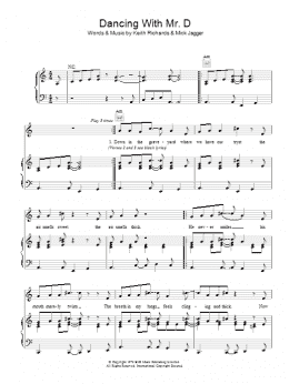 page one of Dancing With Mr. D (Piano, Vocal & Guitar Chords)