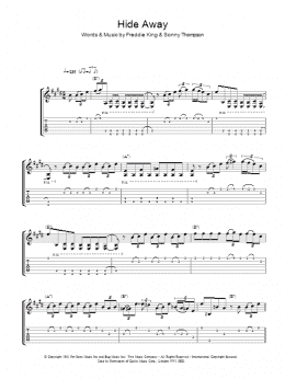 page one of Hide Away (Guitar Tab)