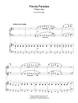 page one of Panda Parades (Piano Solo)