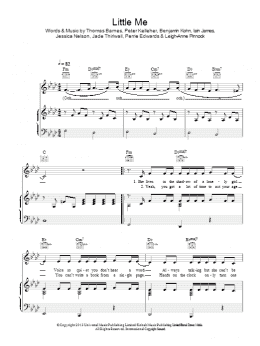 page one of Little Me (Piano, Vocal & Guitar Chords)