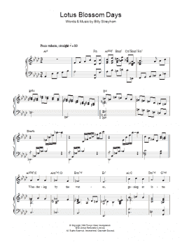 page one of Lotus Blossom (Piano, Vocal & Guitar Chords)