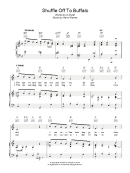 page one of Shuffle Off To Buffalo (Piano, Vocal & Guitar Chords)
