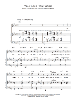 page one of Your Love Has Faded (Piano, Vocal & Guitar Chords)