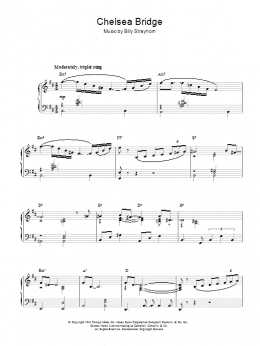page one of Chelsea Bridge (Piano Solo)