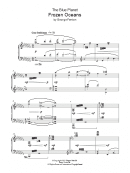 page one of The Blue Planet, Frozen Oceans (Piano Solo)