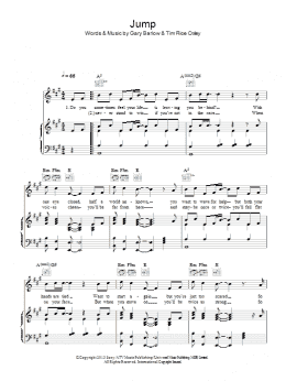 page one of Jump (Piano, Vocal & Guitar Chords)