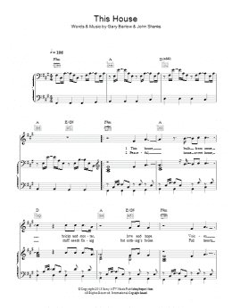 page one of This House (Piano, Vocal & Guitar Chords)