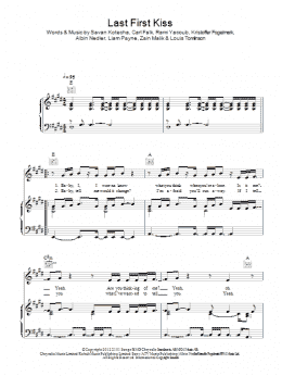 page one of Last First Kiss (Piano, Vocal & Guitar Chords)