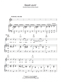 page one of Good Lovin' (Makes It Right) (Piano, Vocal & Guitar Chords)