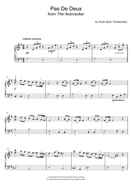 page one of Pas De Deux (Easy Piano)