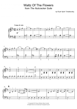 page one of Waltz Of The Flowers (from The Nutcracker Suite) (Easy Piano)