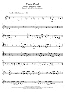 page one of Panic Cord (Violin Solo)