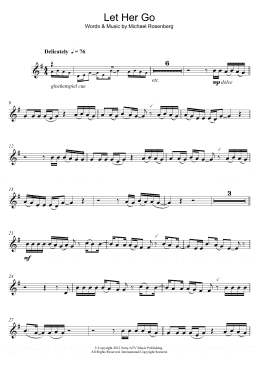 page one of Let Her Go (Flute Solo)