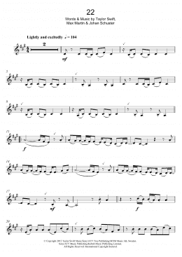 page one of 22 (Clarinet Solo)