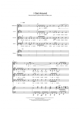 page one of I Get Around (arr. Thomas Lydon) (SATB Choir)