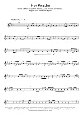page one of Hey Porsche (Lead Sheet / Fake Book)