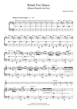 page one of Ritual Fire Dance (Piano Solo)