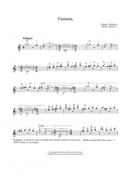 page one of Fantasia (Easy Guitar)