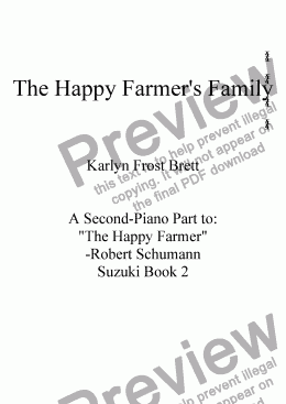 page one of The Happy Farmer's Family