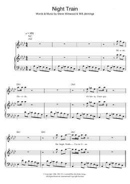 page one of Night Train (Piano, Vocal & Guitar Chords)