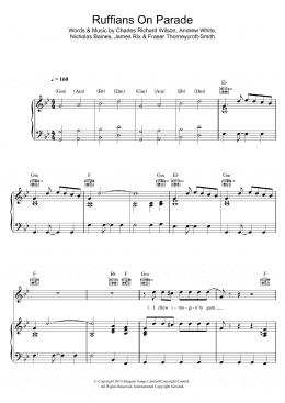 page one of Ruffians On Parade (Piano, Vocal & Guitar Chords)