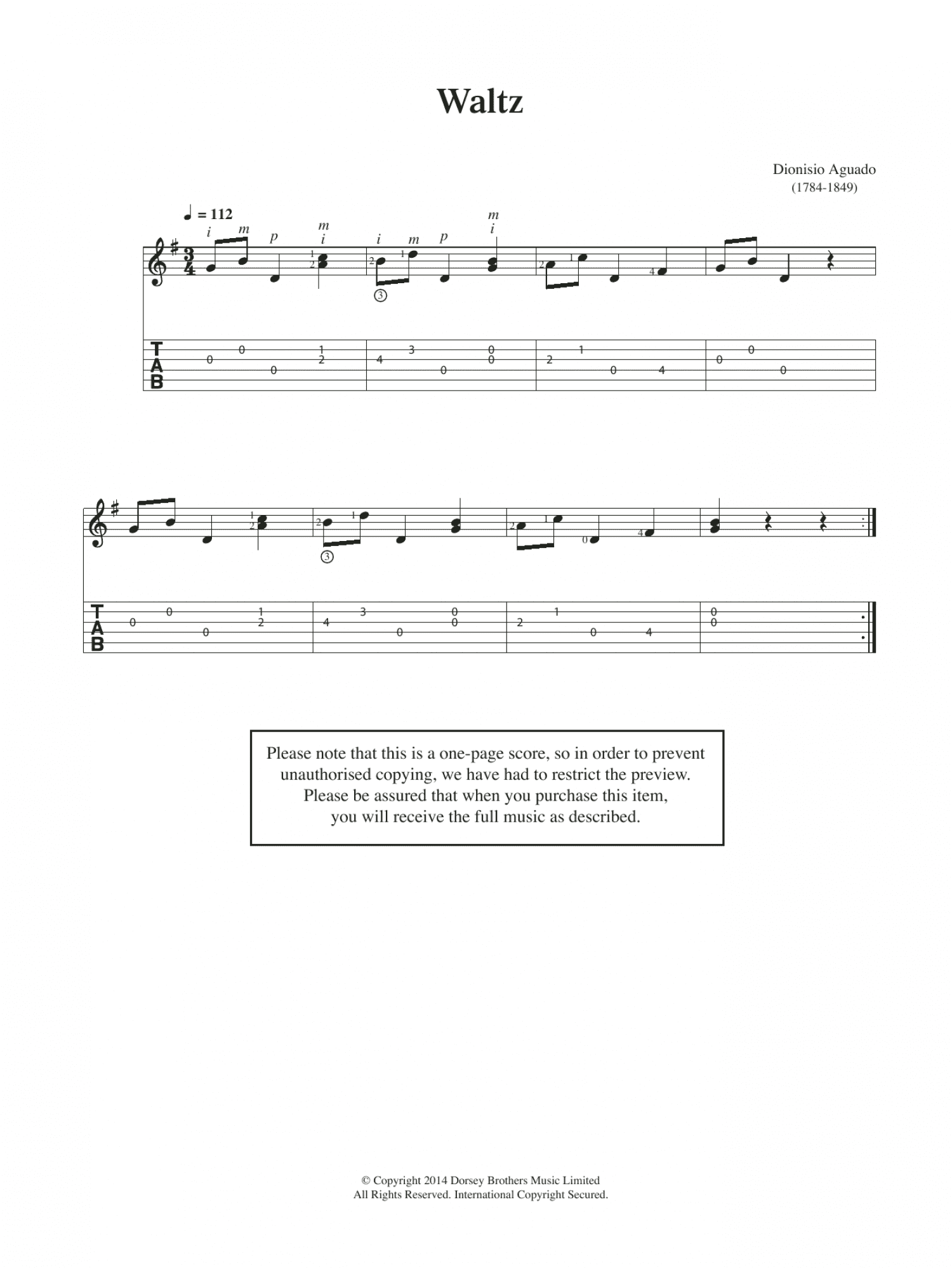 Waltz (Easy Guitar)