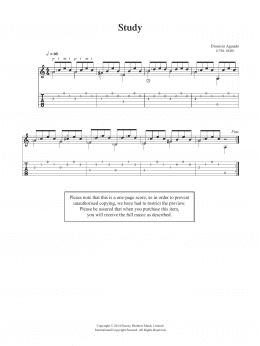 page one of Study (Easy Guitar)