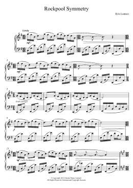 page one of Rockpool Symmetry (Piano Solo)
