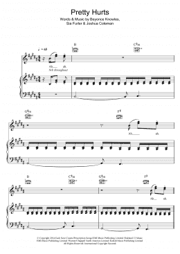 page one of Pretty Hurts (Piano, Vocal & Guitar Chords)