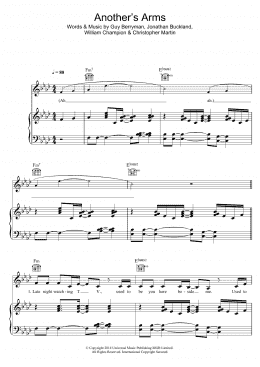 page one of Another's Arms (Piano, Vocal & Guitar Chords)