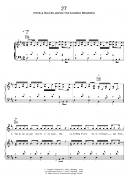 page one of 27 (Piano, Vocal & Guitar Chords)