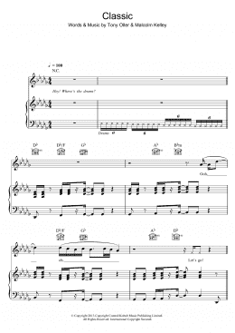 page one of Classic (Piano, Vocal & Guitar Chords)