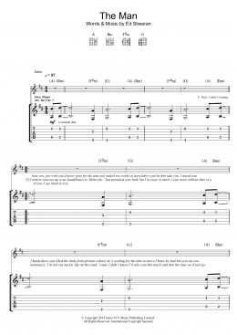 page one of The Man (Guitar Tab)