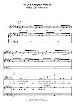 page one of I'm A Fantastic Wreck (Piano, Vocal & Guitar Chords)