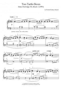 page one of Two Turtle Doves (From Partridge Pie) (Piano Solo)