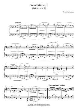 page one of Wintertime (from 'Album For The Young') (Piano Solo)
