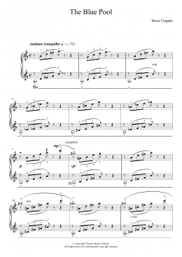 page one of The Blue Pool (Piano Solo)