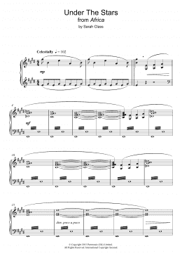 page one of Under The Stars (Piano Solo)
