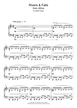 page one of River & Falls (Piano Solo)