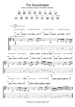 page one of The Soundmaker (Guitar Tab)