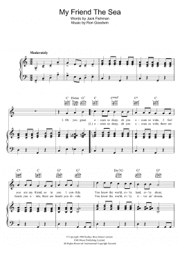 page one of My Friend The Sea (Piano, Vocal & Guitar Chords)