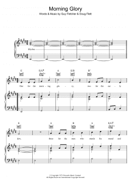 page one of Morning Glory (Piano, Vocal & Guitar Chords)