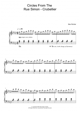 page one of Circles From The Rue Simon-Crubellier (Piano Solo)