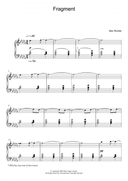 page one of Fragment (Piano Solo)