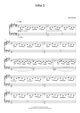 page one of Infra 3 (Piano Solo)