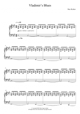 page one of Vladimir's Blues (Piano Solo)