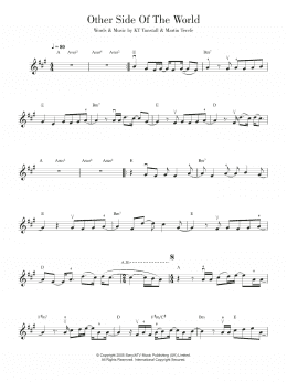 page one of Other Side Of The World (Violin Solo)