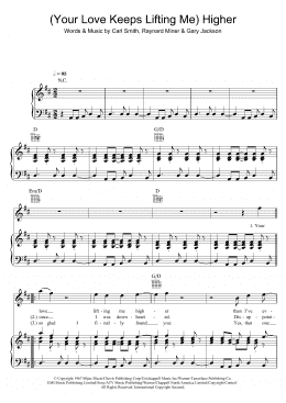 page one of (Your Love Keeps Lifting Me) Higher And Higher (Piano, Vocal & Guitar Chords)